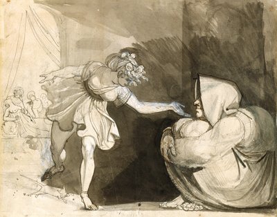 Galinthias Outwits Eileithyia By Announcing The Birth Of Heracles (Verso: Portrait Of Mrs. Fuseli) by Henry (1741 1825) Fuseli