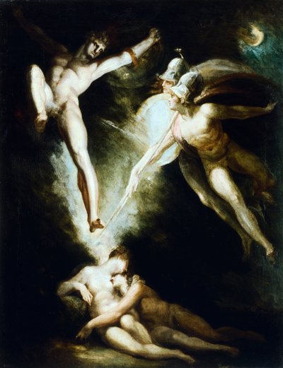 Satan touched by Ithuriel