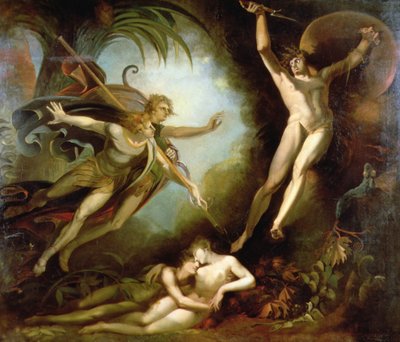 Satan Starting from the Touch of Ithuriel