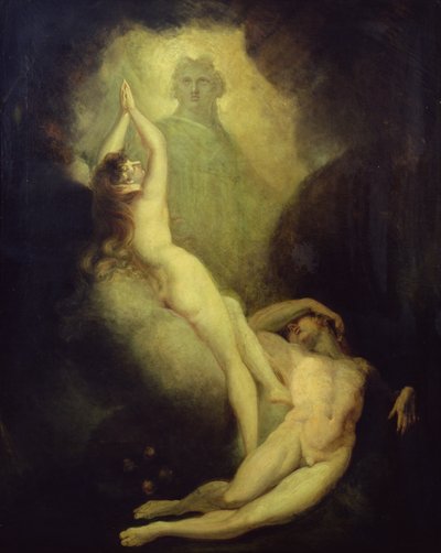 The Creation of Eve from Milton, Paradise Lost VIII by Henry  Fuseli