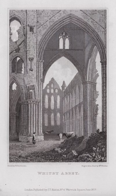Whitby Abbey by Henry (after) Gastineau