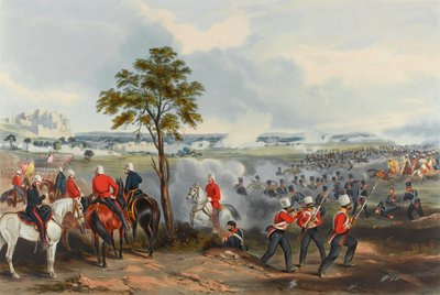 The Battle of Goojerat, 21 February 1849 by Henry (after) Martens