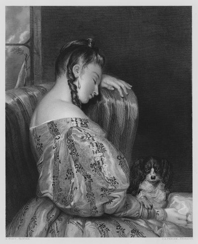 The Fair Sleeper, from the picture in the Vernon Gallery by Henry (after) Wyatt