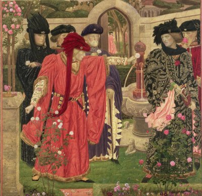 Choosing The Red and White Roses in the Temple Garden by Henry A. Payne