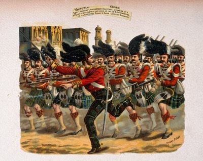 Lieutenant Herbert T. Macpherson Charging up a Street in Lucknow at the Head of the 78th Highlanders by Henry A. Payne