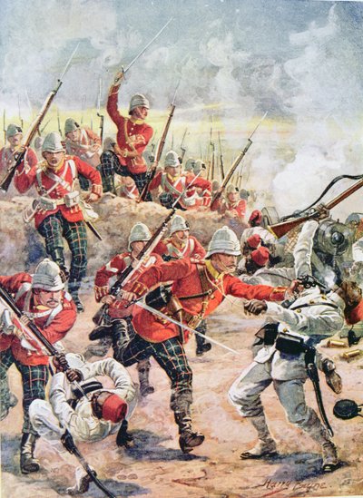 Storming the Trenches, illustration from 