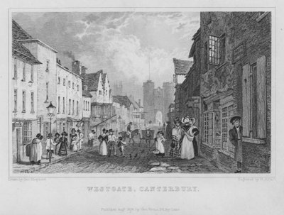Westgate, Canterbury, Kent by Henry Adlard