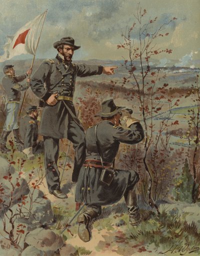 General Sherman at Kenesaw Mountain, Georgia, American Civil War, 4 October 1864 by Henry Alexander (after) Ogden