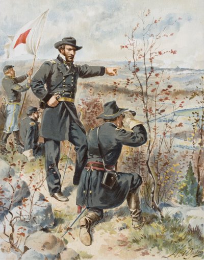 General Sherman at Kenesaw Mountain During the Battle of Allatoona Pass, 4th October by Henry Alexander (after) Ogden