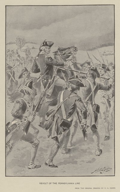 Revolt of the Pennsylvania Line by Henry Alexander (after) Ogden