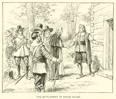 The Settlement of Rhode Island by Henry Alexander (after) Ogden
