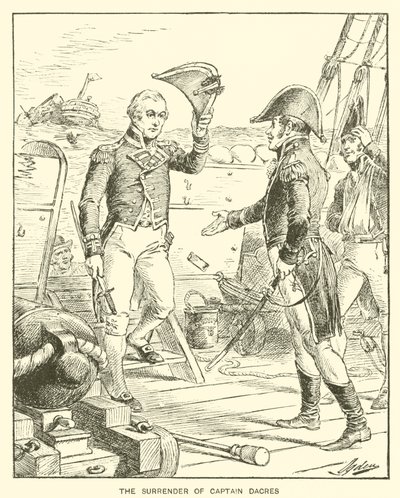 The Surrender of Captain Dacres by Henry Alexander (after) Ogden
