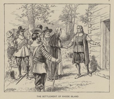 The settlement of Rhode Island by Henry Alexander (after) Ogden
