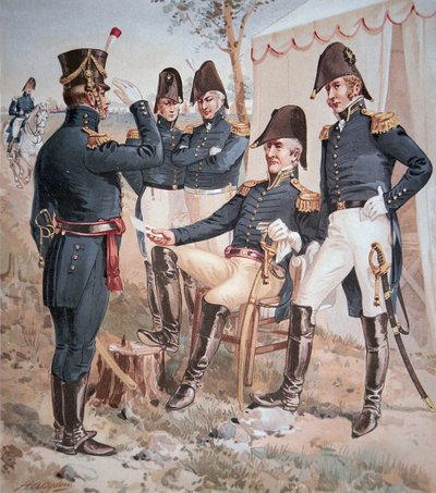 General Andrew Jackson and his Staff in the field by Henry Alexander Ogden