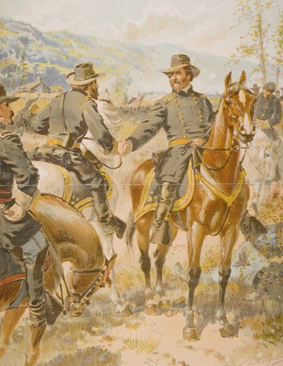 General George Henry Thomas at the battle of Chickamauga, 20th September 1863 by Henry Alexander Ogden