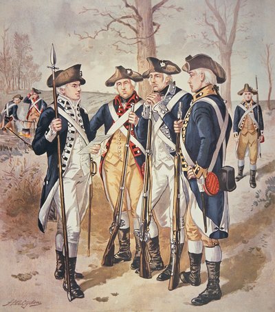 Infantry uniforms of the (American) Continental Army of 1779-83 by Henry Alexander Ogden