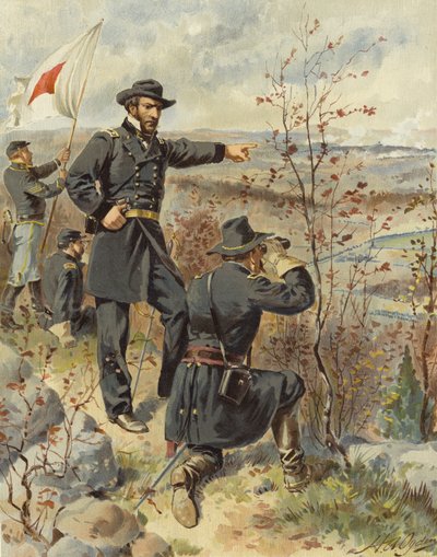 Sherman at Kenesaw Mountain, 4 October 1864 by Henry Alexander Ogden
