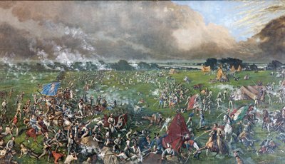 The Battle of San Jacinto, pub. 1905 by Henry Arthur McArdle