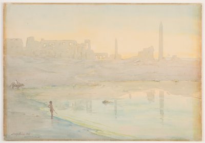 Sacred Lake, Karnak by Henry Bacon