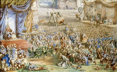 An Allegory of Contemporary Events by Henry Barnabus Bright