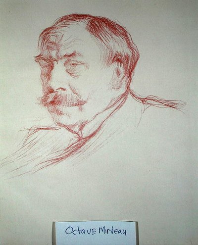 Octave Mirabeau (1848-1917) by Henry Bataille