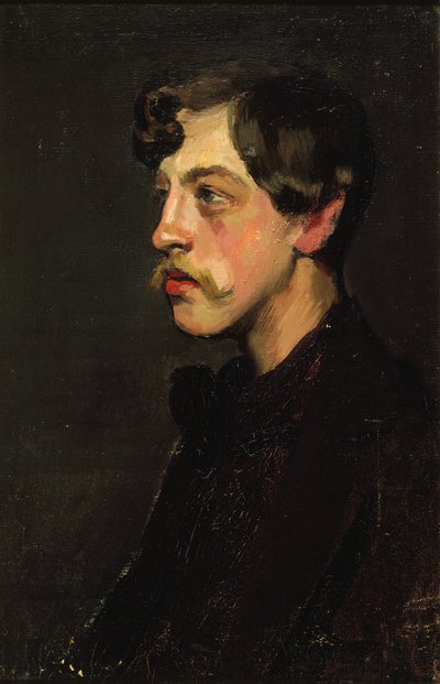 Portrait of the poet Camille Mauclair by Henry Bataille