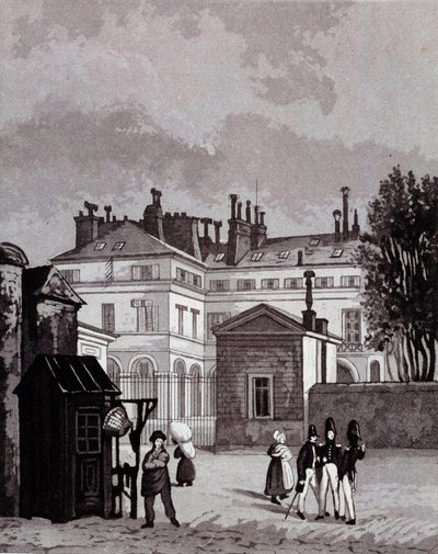 View of the Polytechnic School in the 18th Century by Henry Berthoud