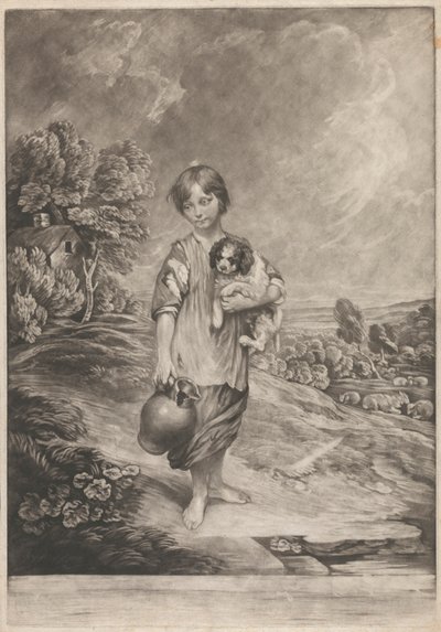 Cottage Girl by Henry Birche