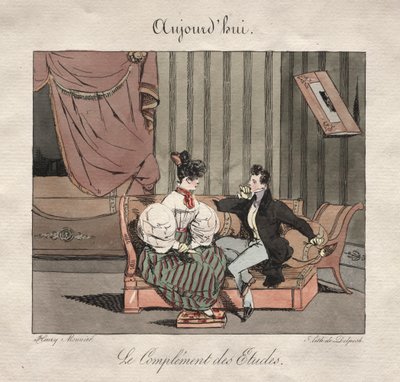 Parisian Occasions: The Complement of the Students by Henry Bonaventure Monnier