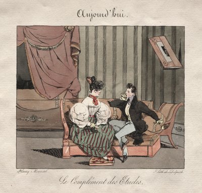 Parisian Occasions: The Complement of the Students by Henry Bonaventure Monnier