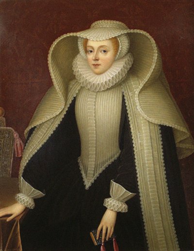 Elizabeth, Lady Hoby, née Elizabeth Cooke 1528-1609 by Henry Bone