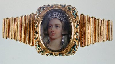 Miniature of Queen Victoria Set in a Gold Bracelet by Henry Bone