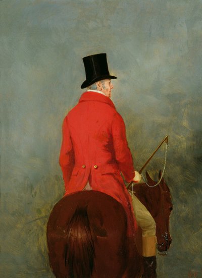 Portrait of Thomas Cholmondeley, first Lord Delamere, on his Hunter: A study for 