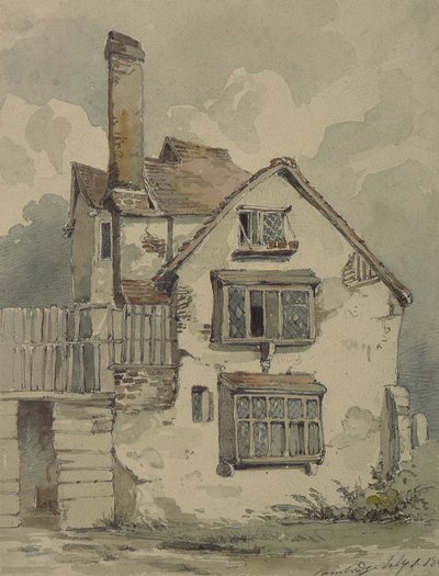 An Old House at Cambridge by Henry Cave