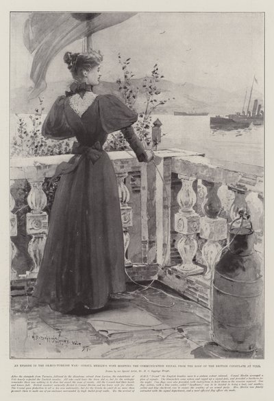 An Episode in the Graeco-Turkish War, Consul Merlin