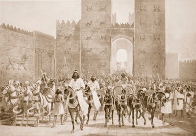 Entrance of Cyrus into Babylon, Illustration from 