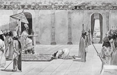 Nabonidus Sending Instructions to Belshazzar by Henry Charles Seppings Wright