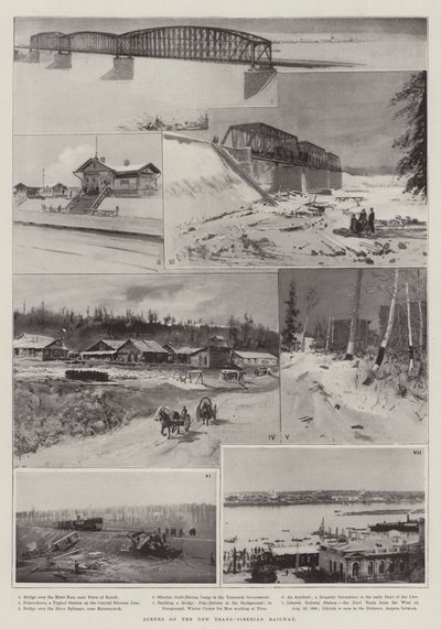 Scenes on the New Trans-Siberian Railway by Henry Charles Seppings Wright
