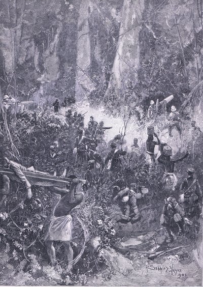 The Ashanti War 1900: A Fight in the Forest by Henry Charles Seppings Wright