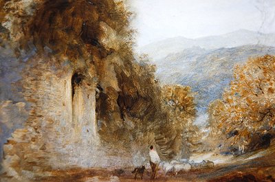 Romantic Landscape by Henry Clarence Whaite