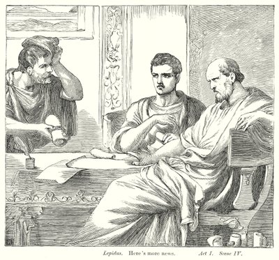 Antony and Cleopatra by Henry Courtney (after) Selous
