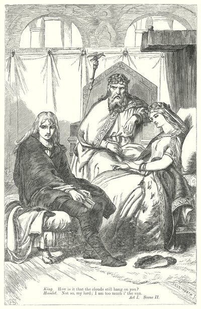 Hamlet by Henry Courtney (after) Selous