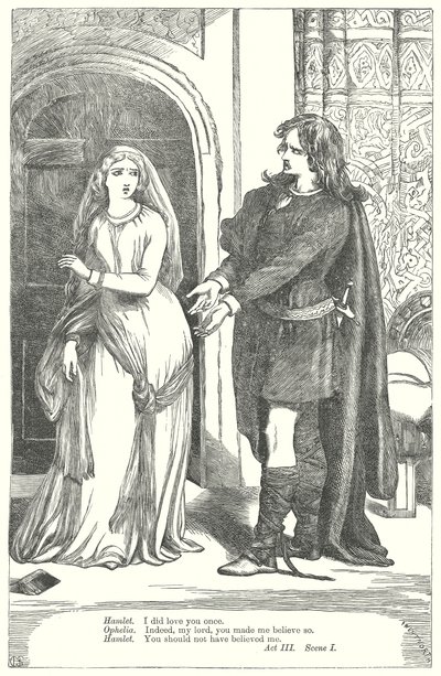 Hamlet by Henry Courtney (after) Selous