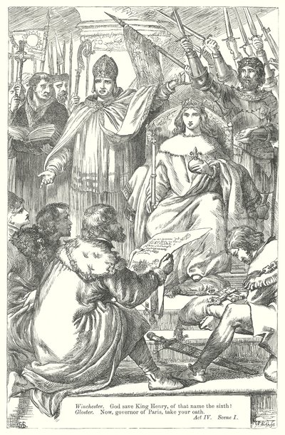 King Henry VI Part I by Henry Courtney (after) Selous