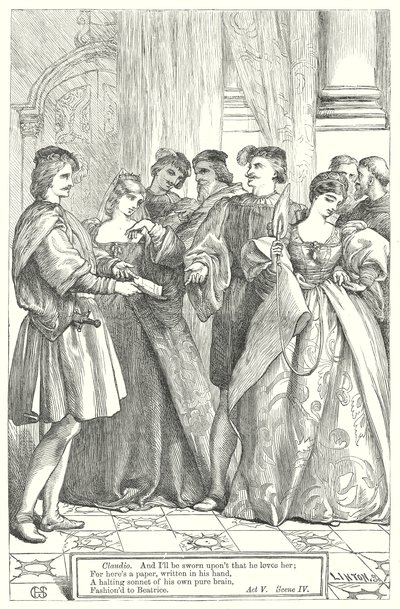 Much Ado About Nothing by Henry Courtney (after) Selous