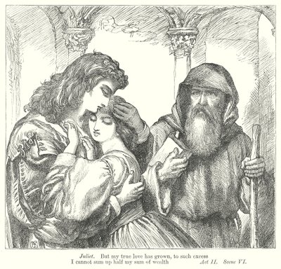 Romeo and Juliet by Henry Courtney (after) Selous