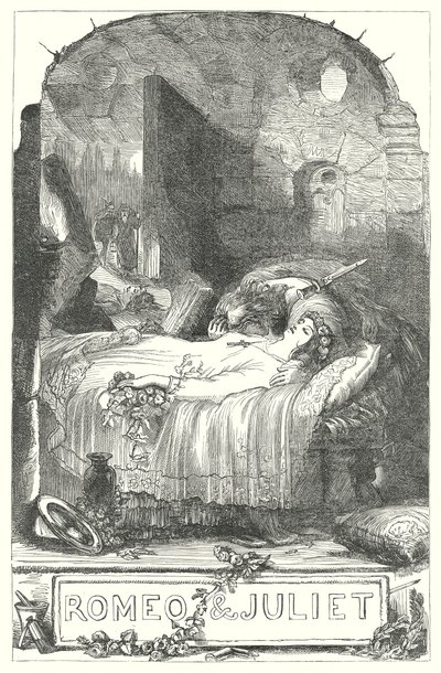 Romeo and Juliet by Henry Courtney (after) Selous
