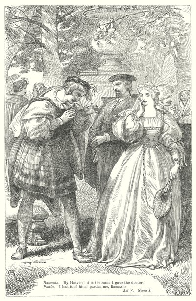 The Merchant of Venice by Henry Courtney (after) Selous