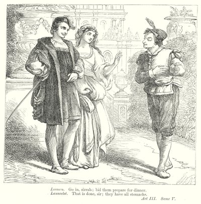 The Merchant of Venice by Henry Courtney (after) Selous