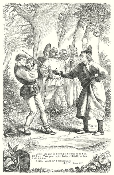 The Merry Wives of Windsor by Henry Courtney (after) Selous